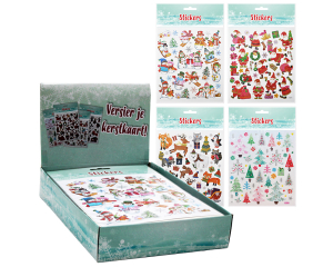 Stickers Kerst Kind in display