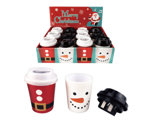 Kerst puntenslijper met opvang