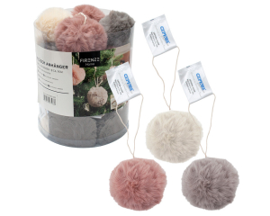 Pompom hangdeco 9cm