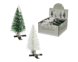 Kerstboom glitter 8cm