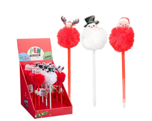 Pompom pen Kerst