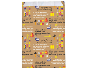 Geschenkzakjes Sint Liedjes 21x30cm