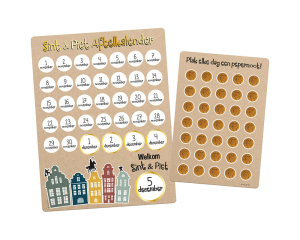 Aftelkalender Sint & Piet