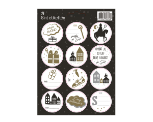 Sint etiketten A5 /36