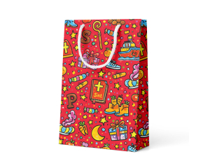 Geschenktas Sint Doodle M