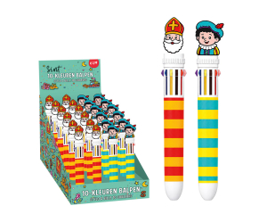 10-kleuren balpen Sinterklaas