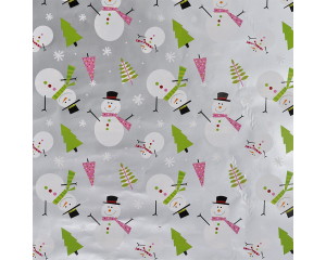 Toonbankrol Kerst Snowman 200mx50cm