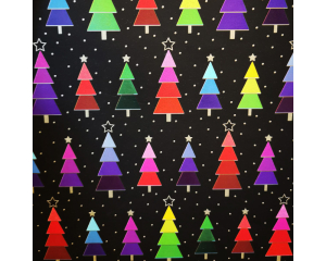 Toonbankrol Kerst Nachtboom 150mx30cm