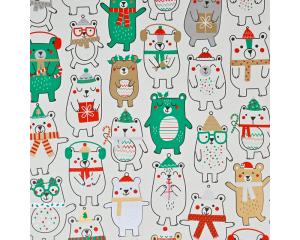 Toonbankrol Kerst Sneeuwbeer 150mx50cm