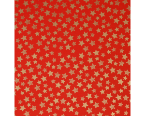 Toonbankrol Kerst Sterretjes op rood 150mx30