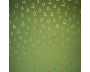 Toonbankrol Kerst Boompjes groen 150mx30