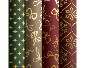Kerstpapier Warm Elegance 1,5mx70cm