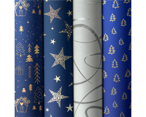 Kerstpapier Cool Winter 1,5mx70cm