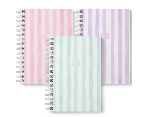 Notitieboek A5 spiraal Stripes