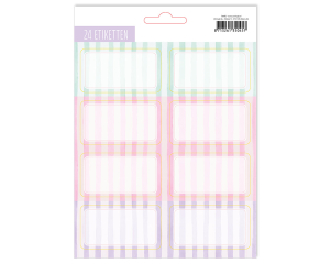Etiketten A5 Stripes