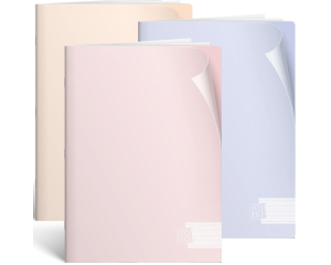 Schrift A4 lijn PP SOHO Pastel