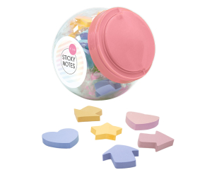 Stickynotes hart /ster/pijl