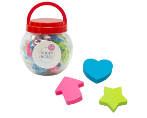 Stickynotes hart /ster/pijl