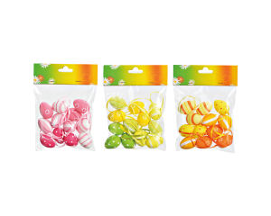 Paaseitjes hangset mix 12 stuks
